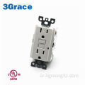 15A LED LID American GFCI Wall Outlet